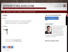 Tablet Screenshot of jeremycwilson.com